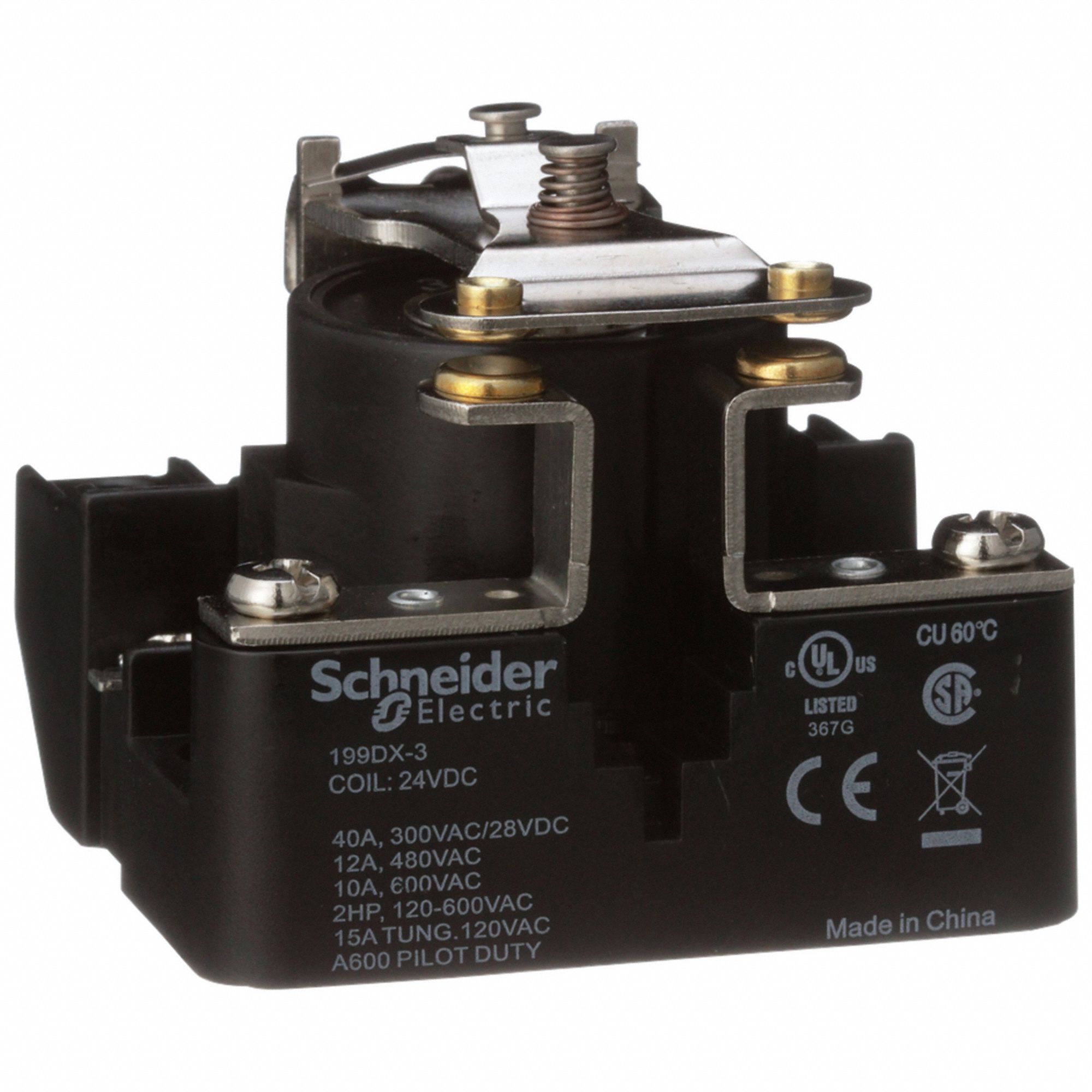 OPEN POWER RELAY,4 PIN,24VDC,SPST-NO