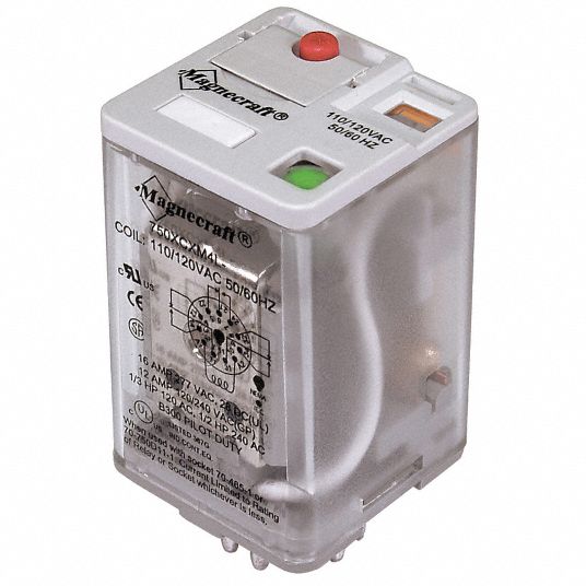 SCHNEIDER ELECTRIC 24V DC Coil Volts, 16A 277V AC Contact Rating Relay, 16A 28V DC Contact