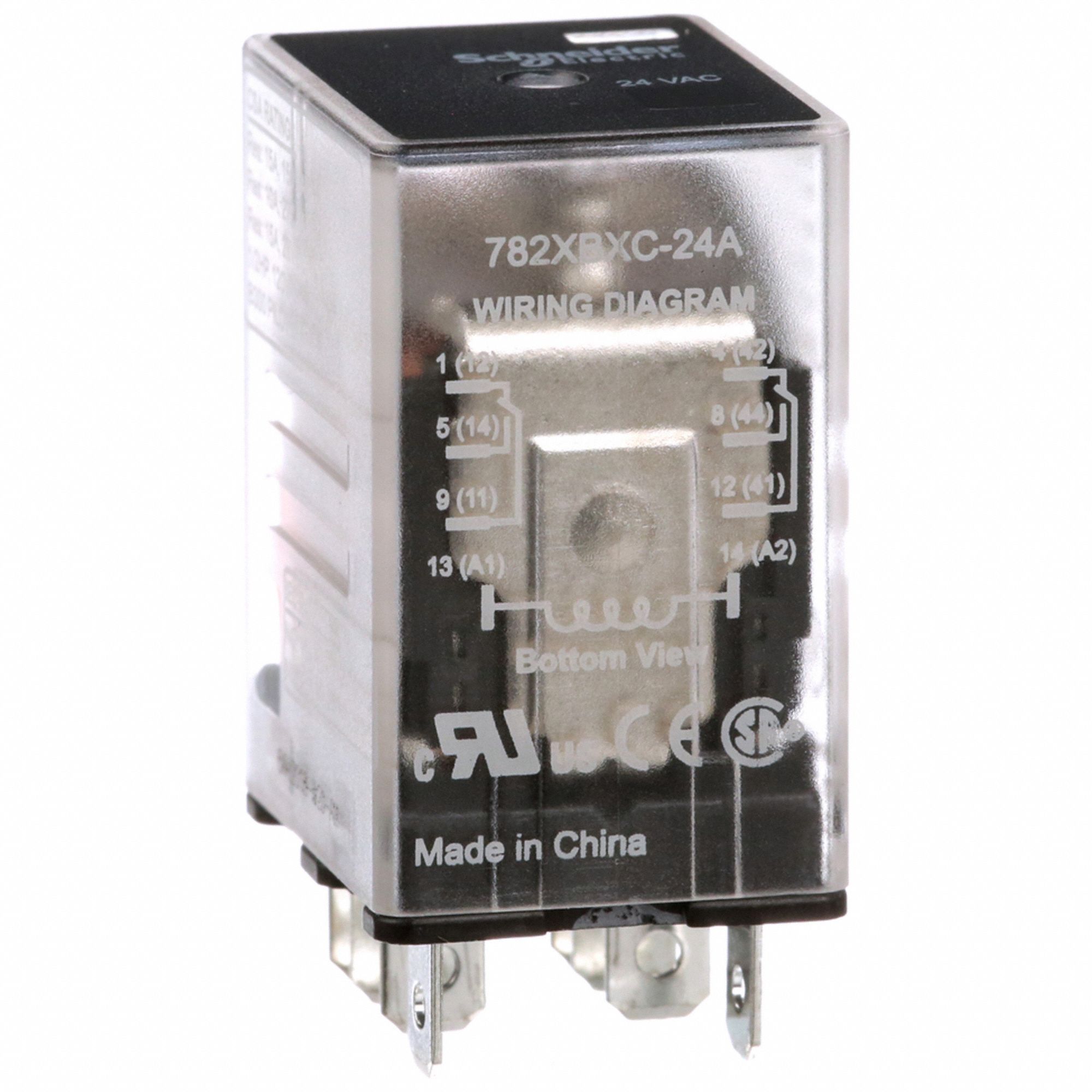 GEN PURPOSE RELAY,8 PIN,SQUARE,24VAC