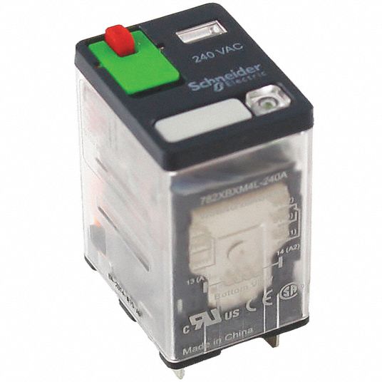 SCHNEIDER ELECTRIC General Purpose Relay, 12V DC Coil Volts, 15A @ 277V