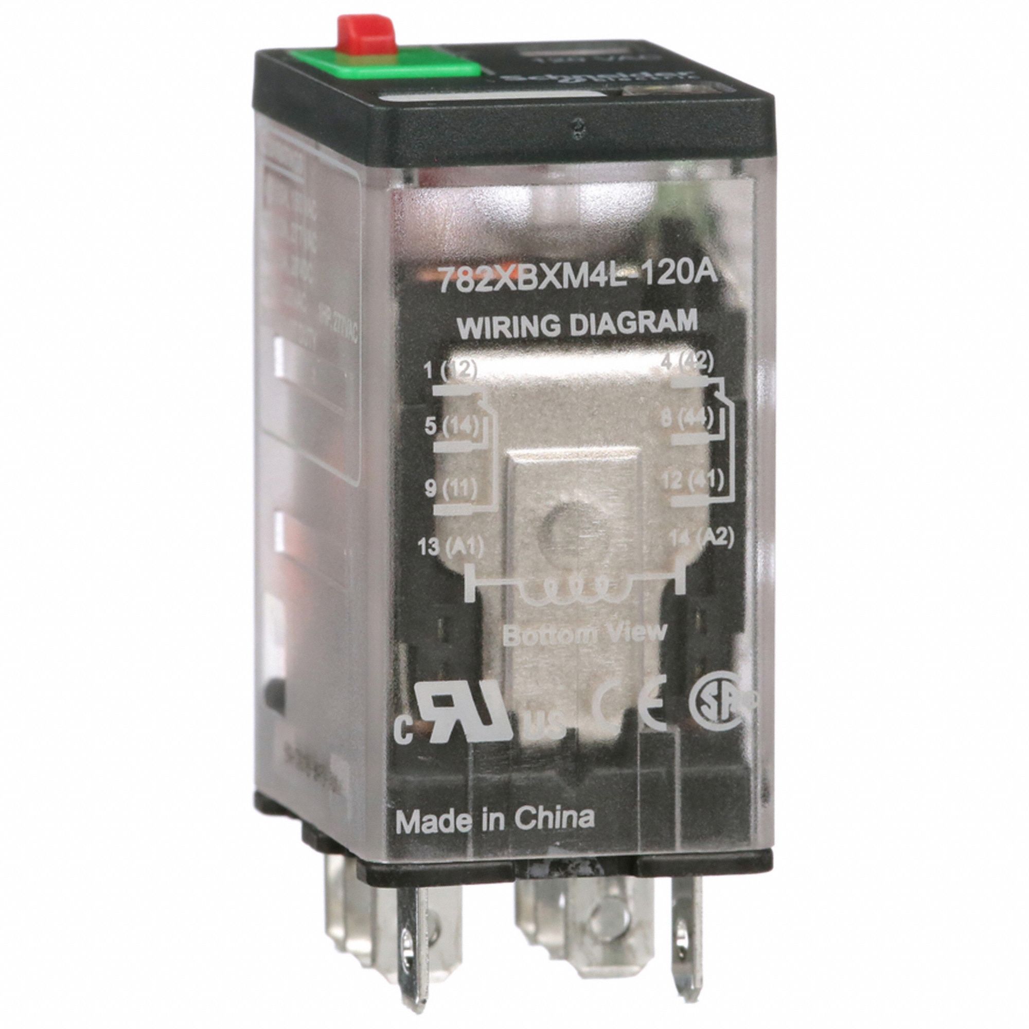 GEN PURPOSE RELAY,8 PIN,SQUARE,120VAC