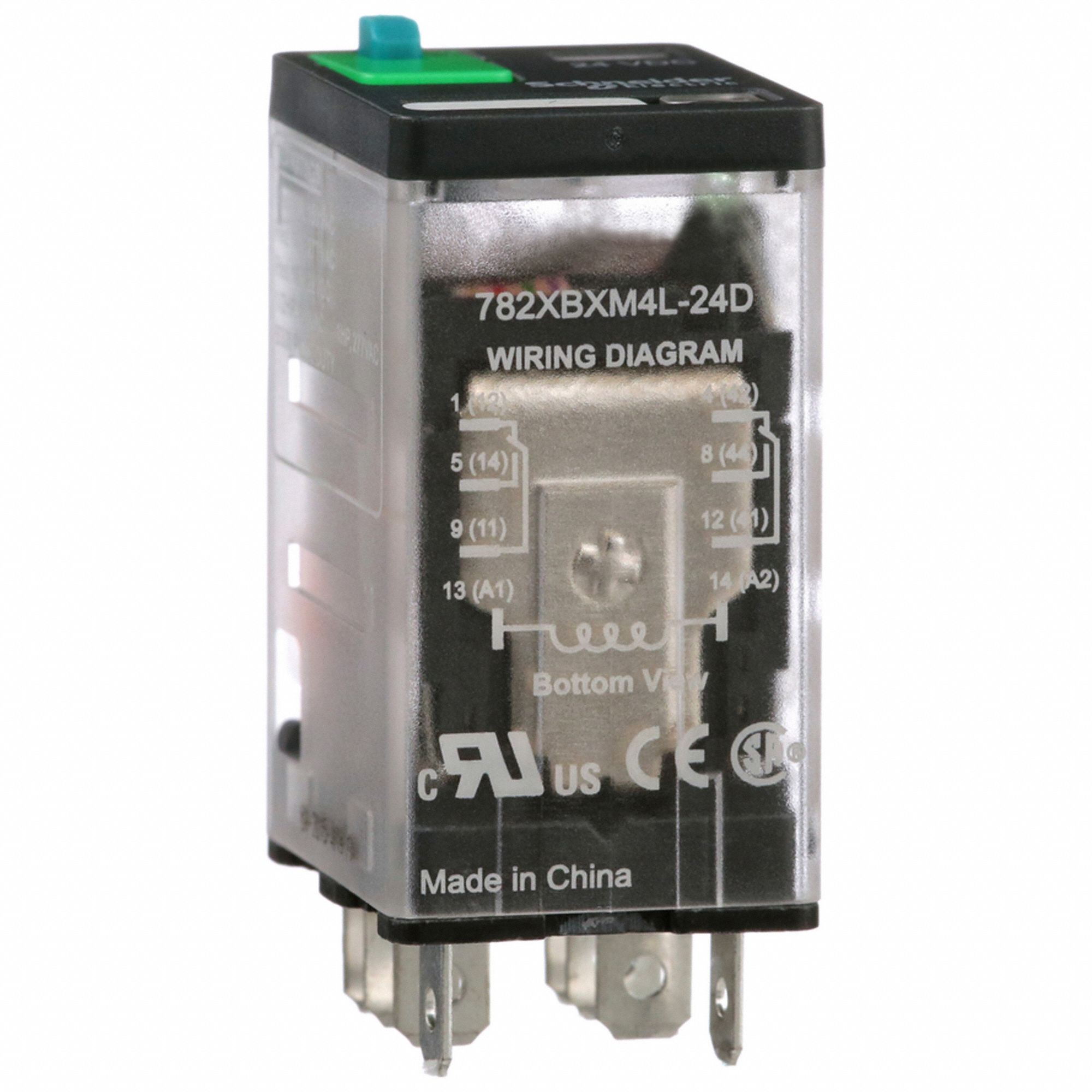 GEN PURPOSE RELAY,8 PIN,SQUARE,24VDC