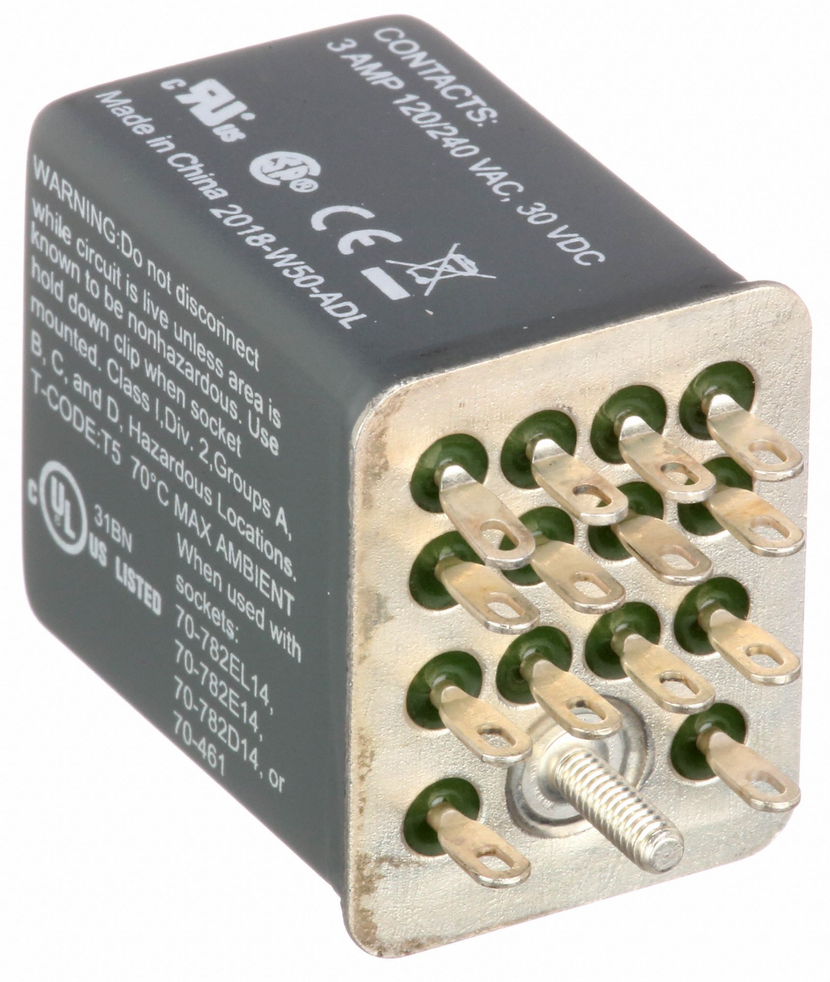 SCHNEIDER ELECTRIC Hermetically Sealed Relay 14 Pins Relay, 4PDT, 3A