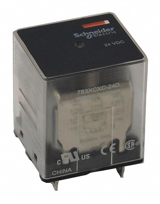 Schneider Electric 39DL49 General Purpose Relay 24V AC Coil Volts 15A NEW! 