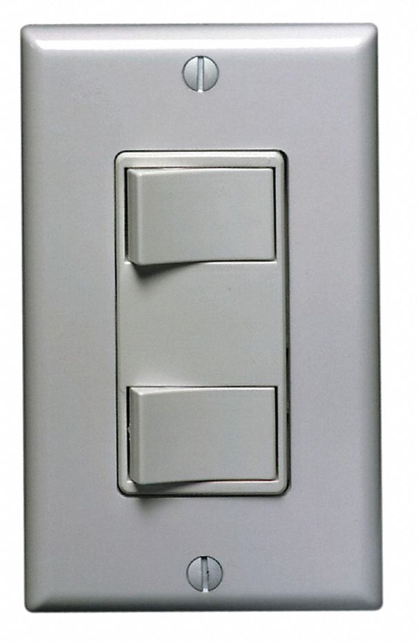 LEVITON Interruptor de Pared , Amperes CA 15 , Tipo de Interruptor: 1 Vía ,  Estilo: Decora - Interruptores de Pared - 6CWM2
