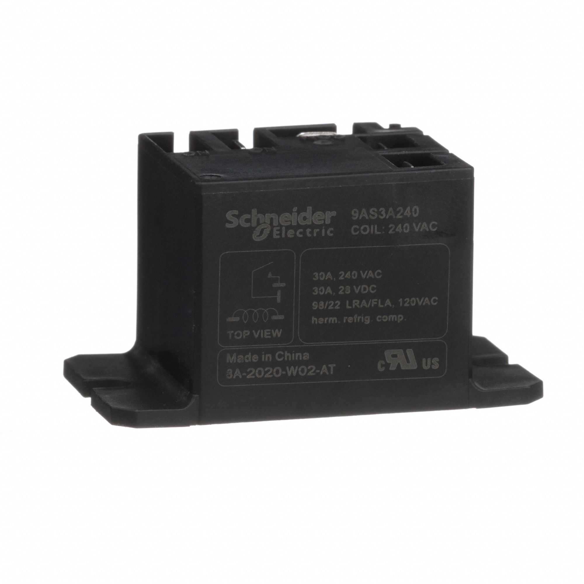 H8130 EnclosedPower Relay 240VAC SPST-NO 4Pins