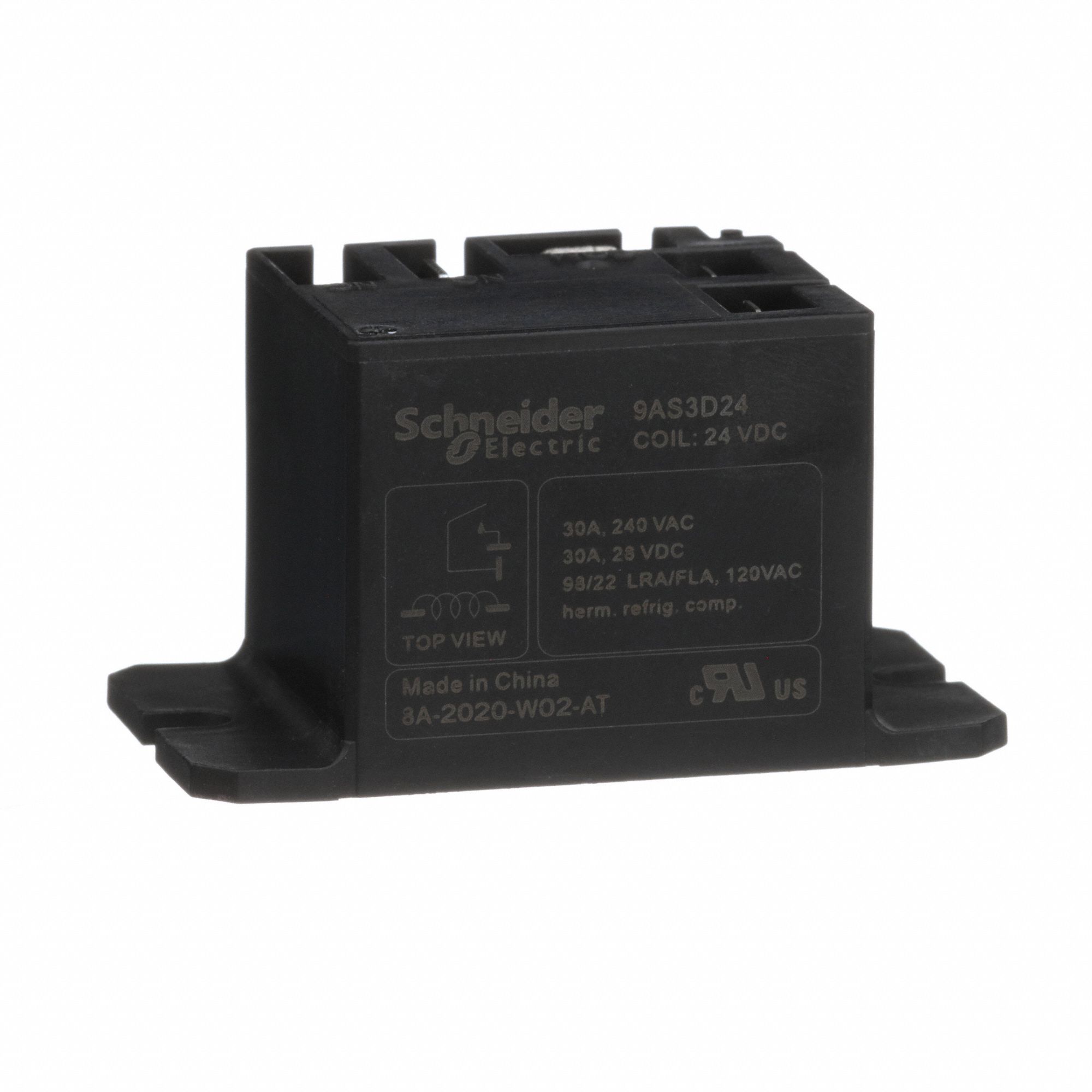 H8130 EnclosedPower Relay 24VDC SPST-NO 4Pin