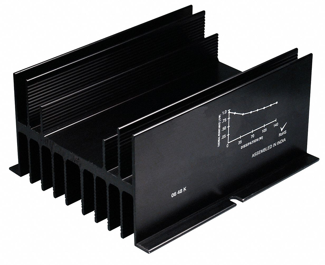 SCHNEIDER ELECTRIC Heat Sink, Aluminum Type 6CXA8SSRHS Grainger