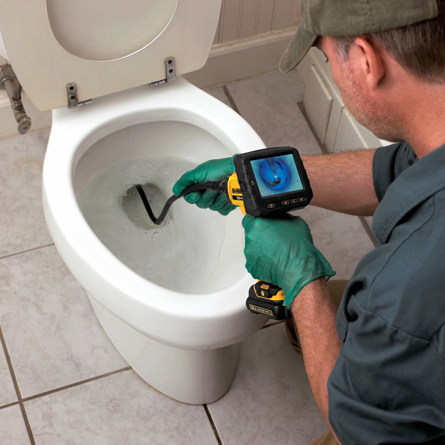 DEWALT Video Borescope, 3.5 In, 36 In Shaft 6CXN6DCT410S1 Grainger