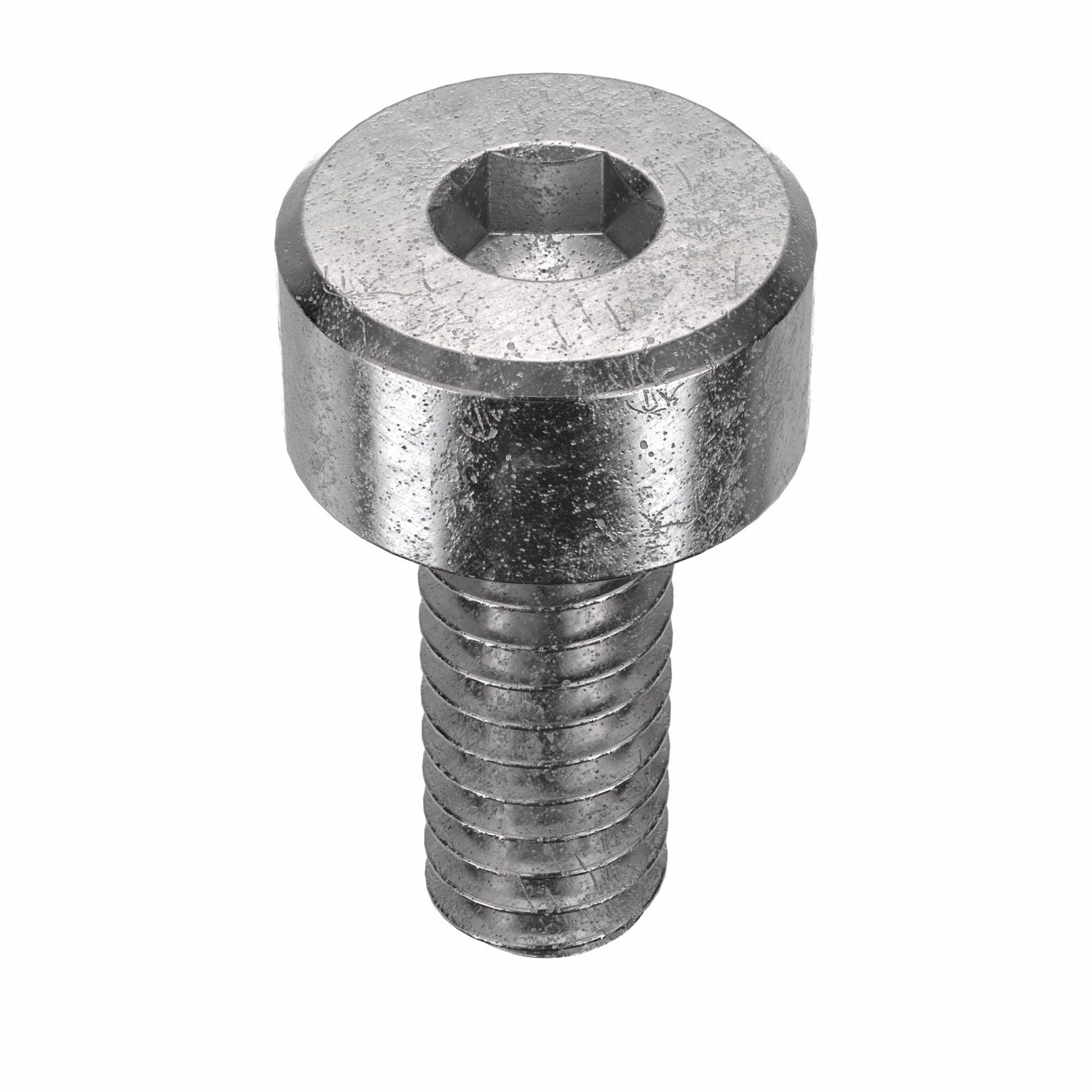 Socket Head Cap Screw: M2x0.40 Thread Size, 5 mm Lg, Std, Plain, Stainless Steel, 316, 50 PK