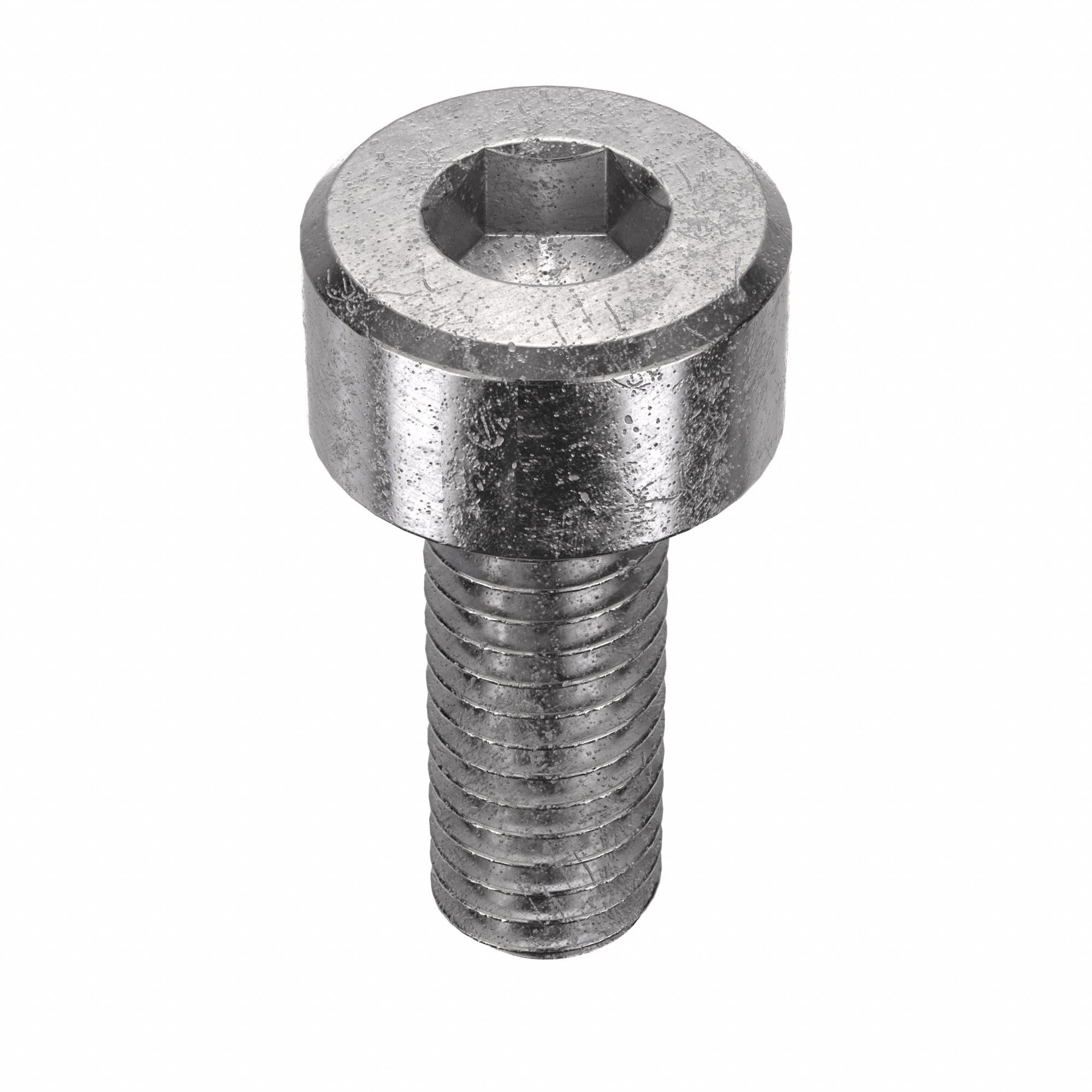 SOCKET HEAD CAP SCREW, M3-0.5 THREAD, 8MM L, STD, PLAIN, 316 STAINLESS STEEL, SOCKET, 50 PK