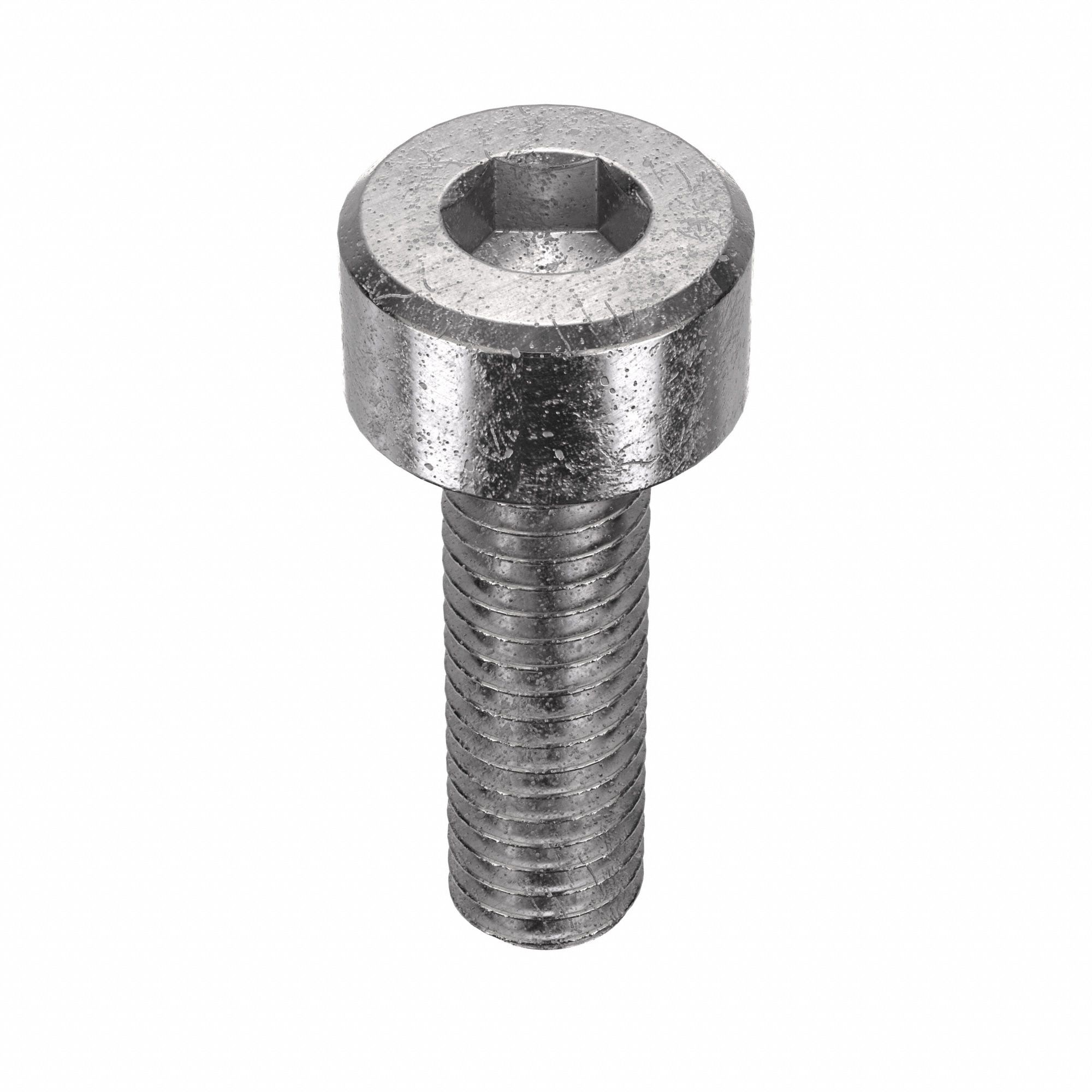 SOCKET HEAD CAP SCREW, M3-0.5 THREAD, 10MM L, STD, PLAIN, 316 STAINLESS STEEL, SOCKET, 50 PK