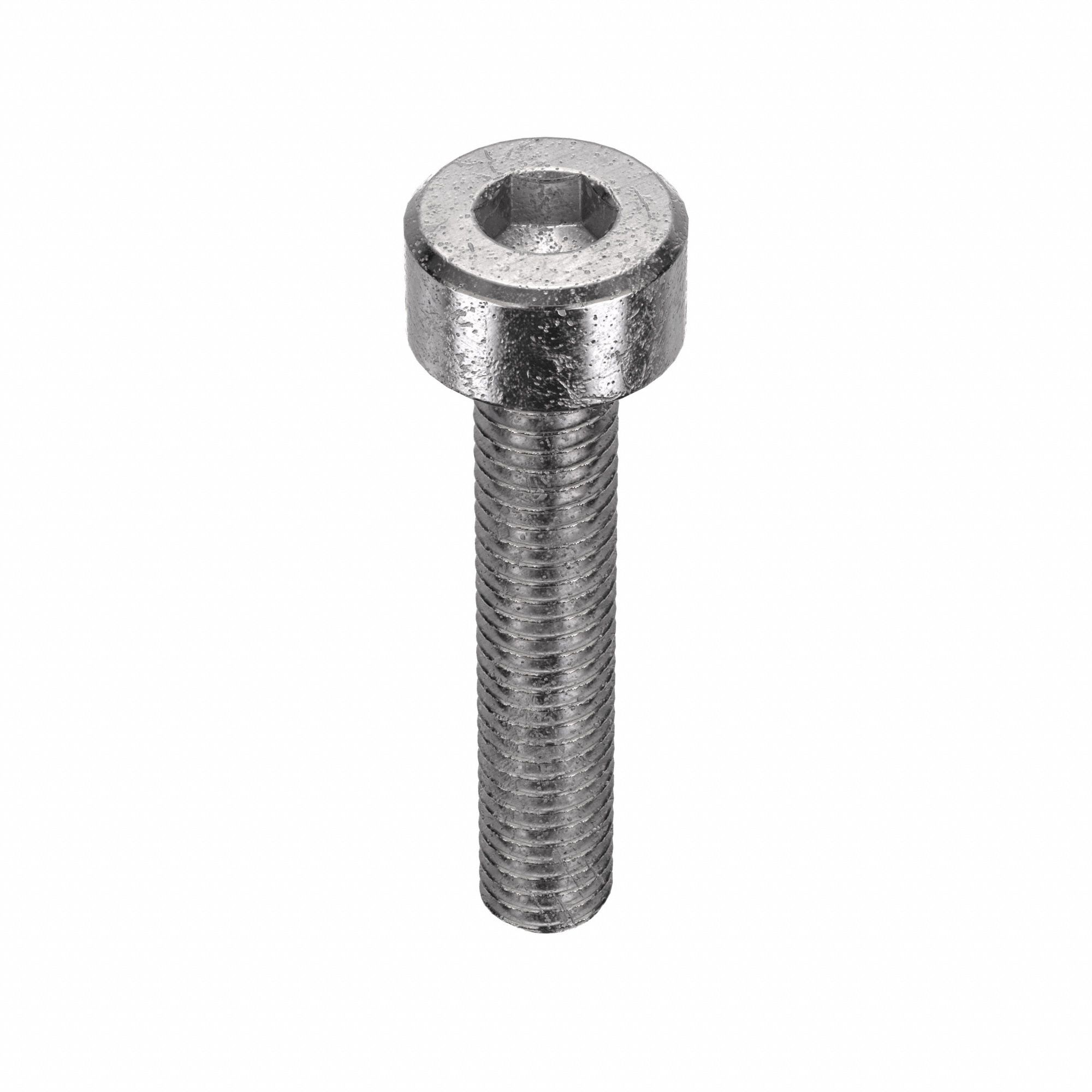 SOCKET HEAD CAP SCREW, M3-0.5 THREAD, 16MM L, STD, PLAIN, 316 STAINLESS STEEL, SOCKET, 50 PK