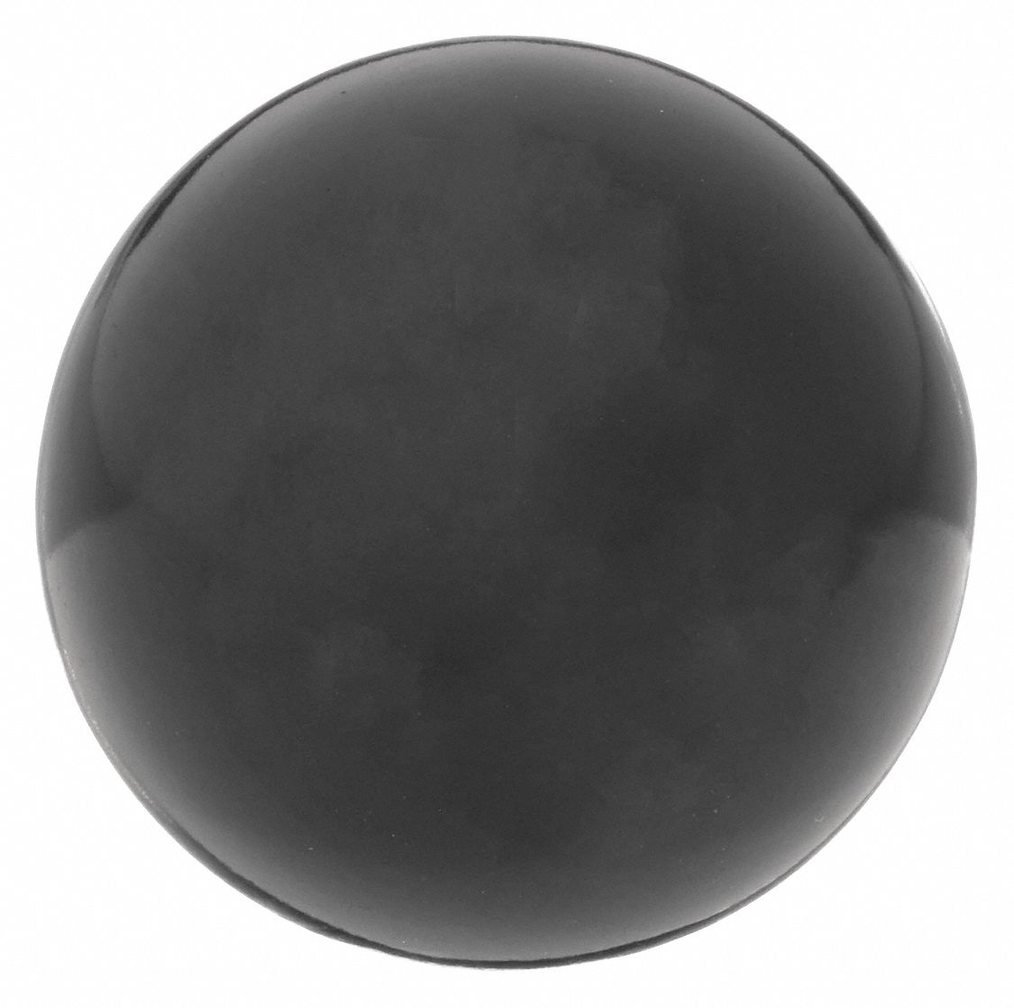 Hand Knob: Ball, Thermoset, #10-32 Thread, 0.375 in Thread Lg, 0.67 in Dia