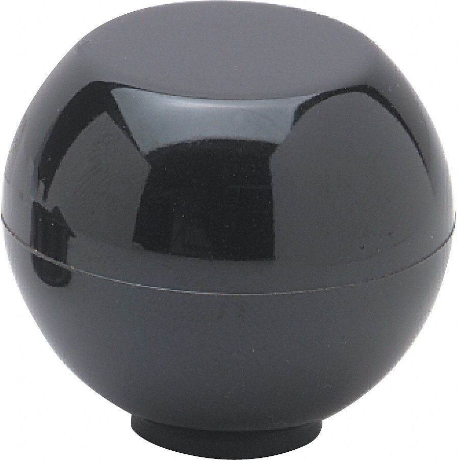 DAVIES Hand Knob Ball, Thermoset, Threaded Insert, 3/8"24 Thread Size