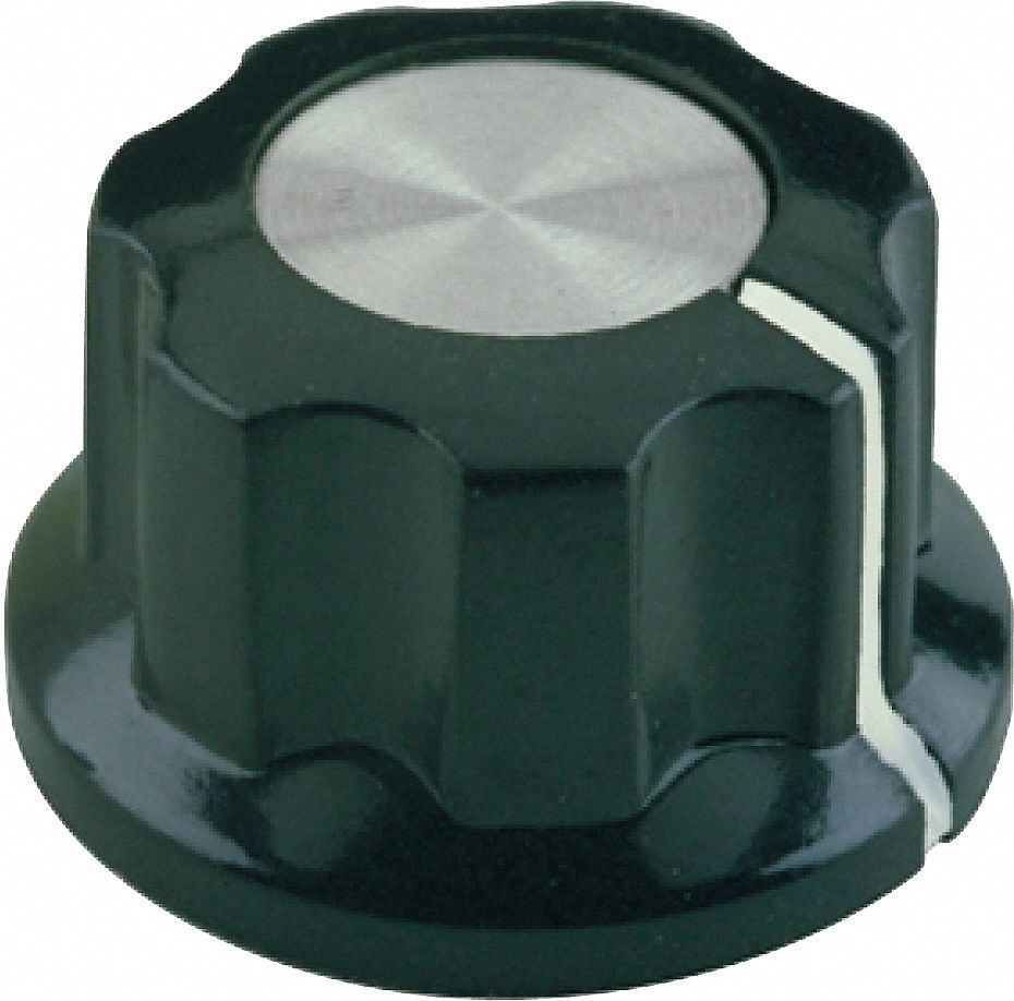 Hand Knob: Instrument, Thermoset, 0.78 in Dia, 0.47 in Ht