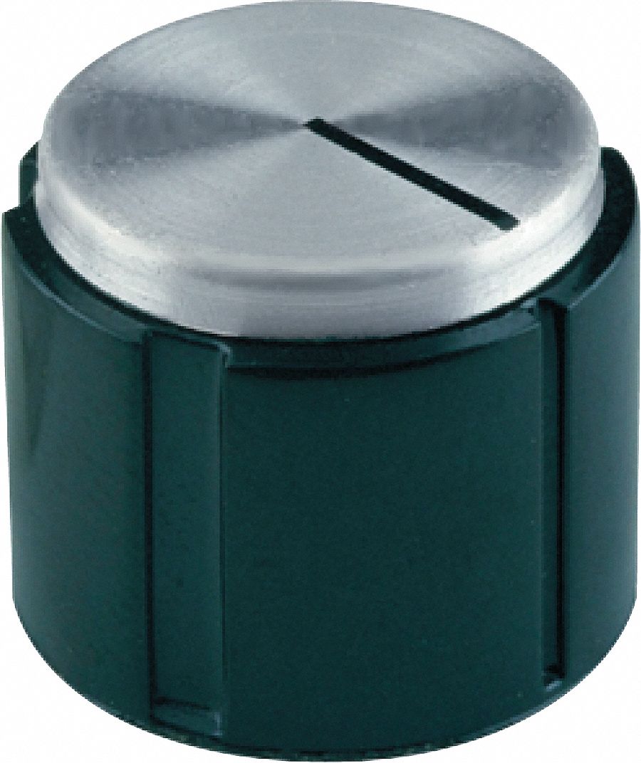 DAVIES Hand Knob Round, Thermoset, Unthreaded Molded Hole, 1/4 in