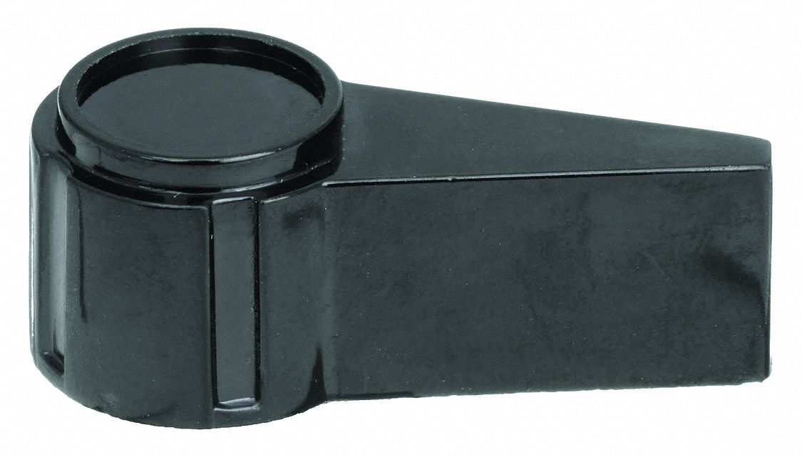 Hand Knob: Pointer, Thermoset, 1.65 in Dia, 0.625 in Ht