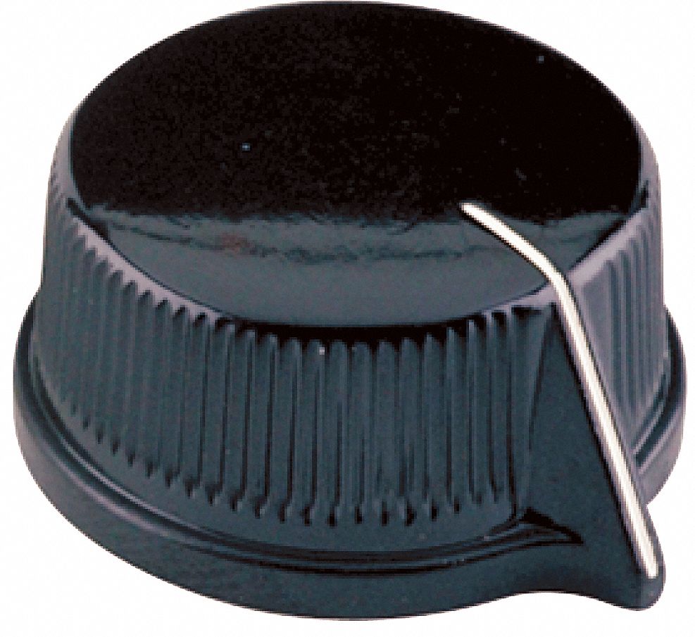 DAVIES Hand Knob, Unthreaded Bushing, Handle Type Pointed, Brass