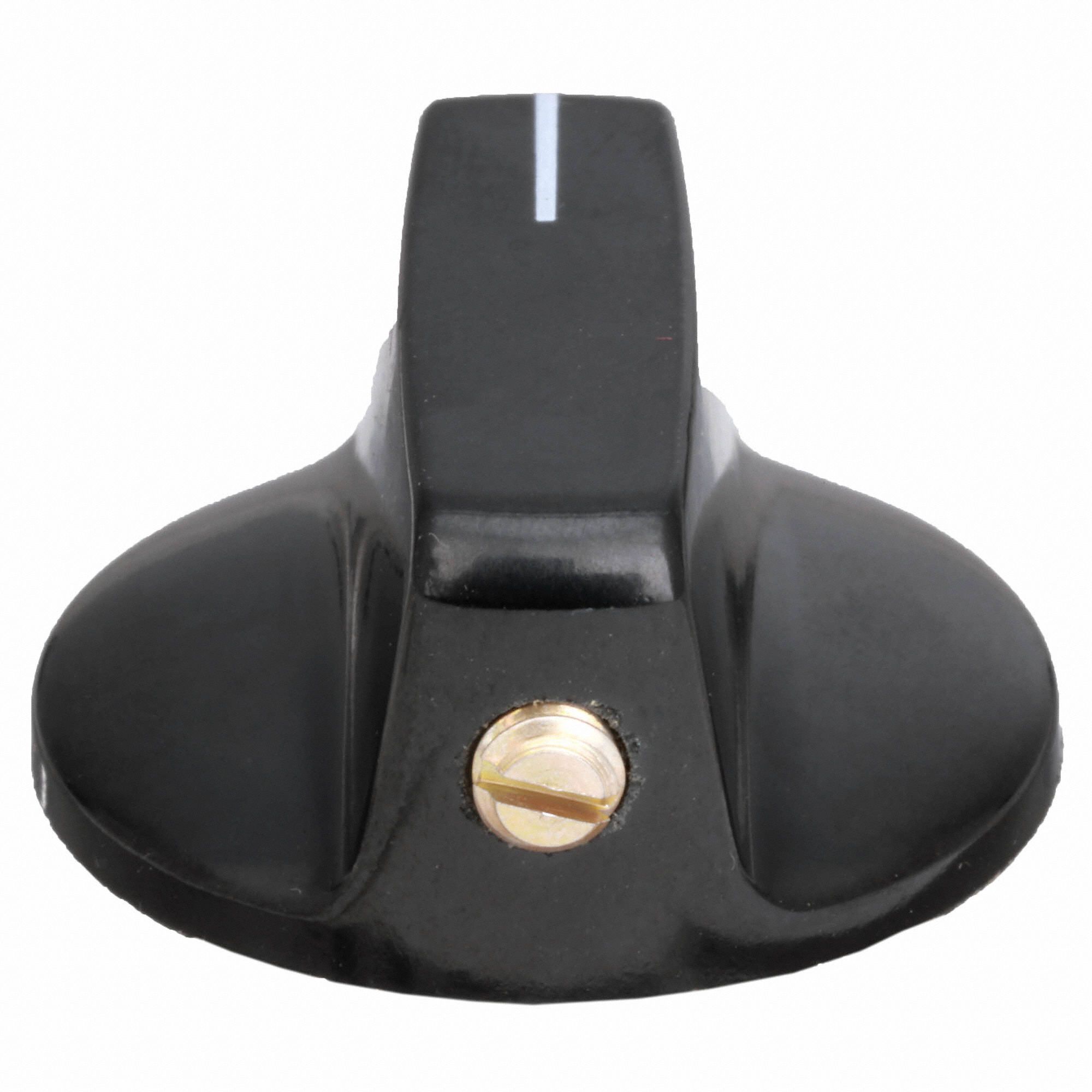 DAVIES Hand Knob Pointed, Thermoset, Unthreaded Molded Hole, 1/4 in