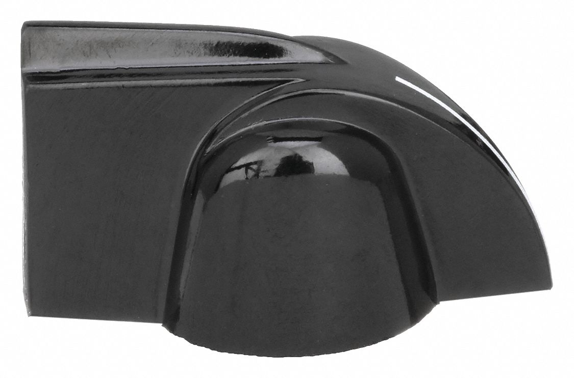 Hand Knob: Pointer, Thermoset, 1.2 in Dia, 0.625 in Ht