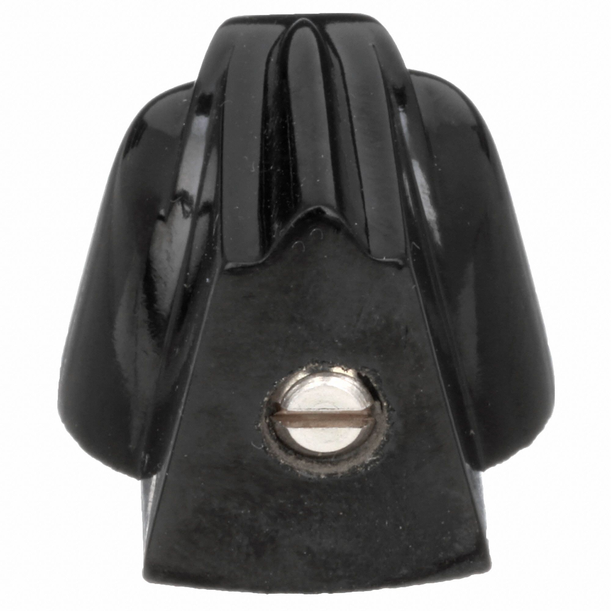 DAVIES Hand Knob, Unthreaded Bushing, Handle Type Pointed, Brass