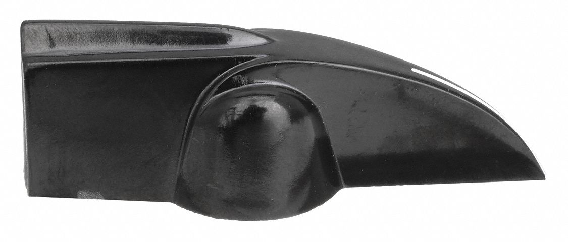 Hand Knob: Pointer, Thermoset, 2 in Dia, 0.625 in Ht
