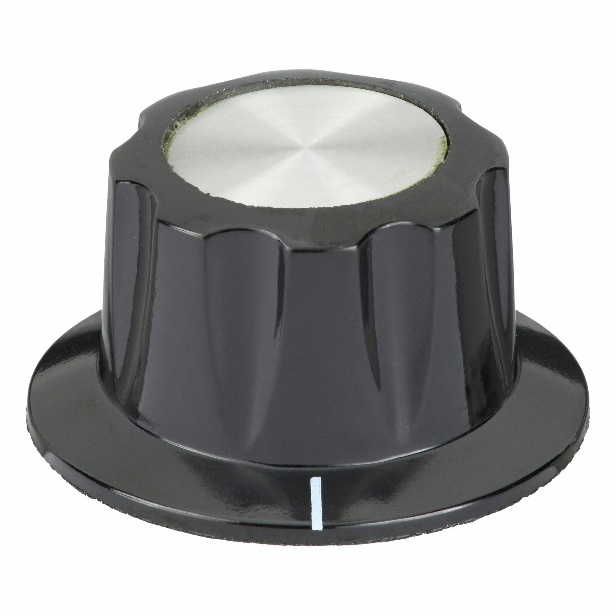 Hand Knob: Skirted, Thermoset, 1.13 in Dia, 0.625 in Ht