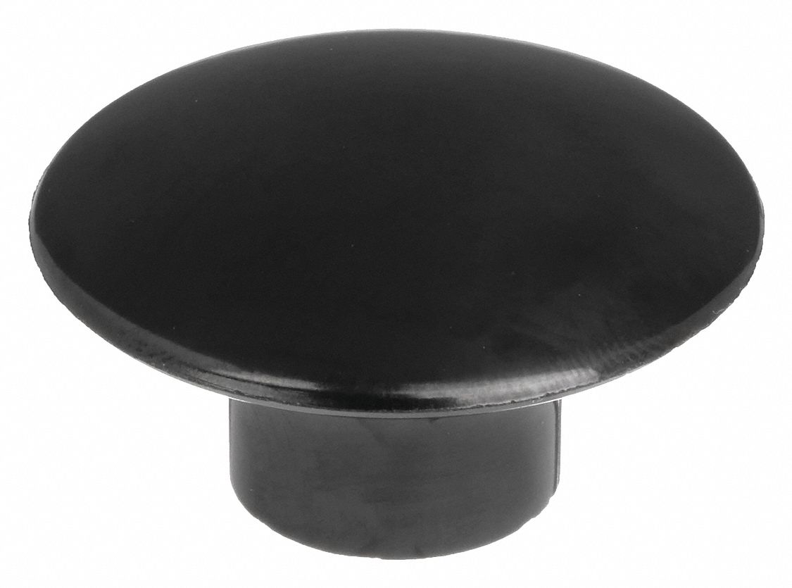 Hand Knob: Pull, Thermoset, #10-32 Thread, 60 mm Thread Lg, 1.5 in Dia