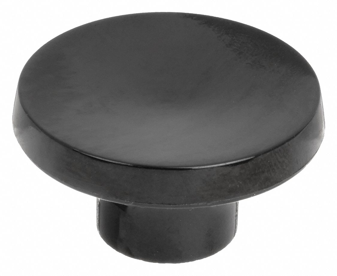 Hand Knob: Pull, Thermoset, #10-32 Thread, 30 mm Thread Lg, 1.5 in Dia