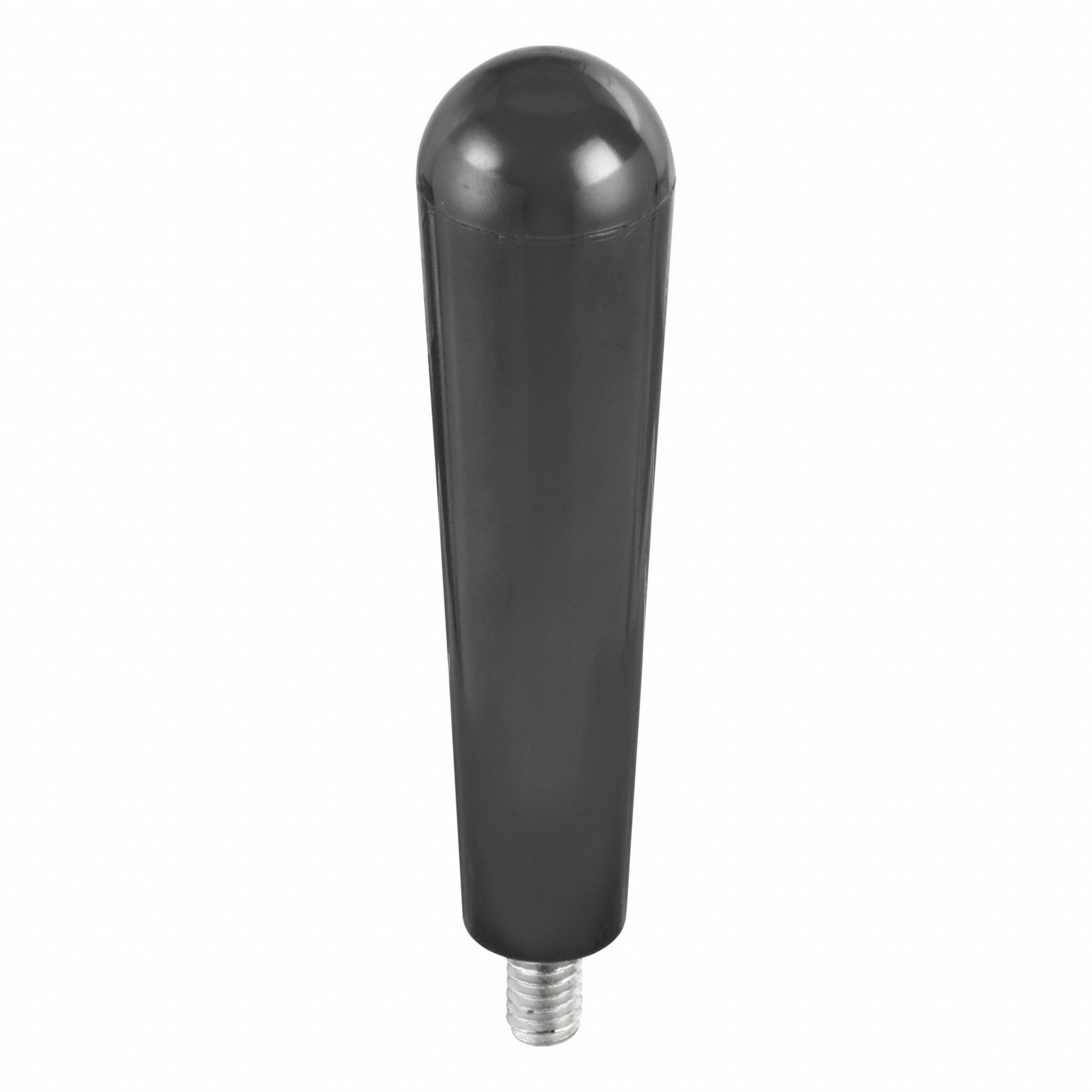 Hand Knob: Tapered, Thermoset, 5/16"-18, 10 mm Thread Lg, 1 in Dia