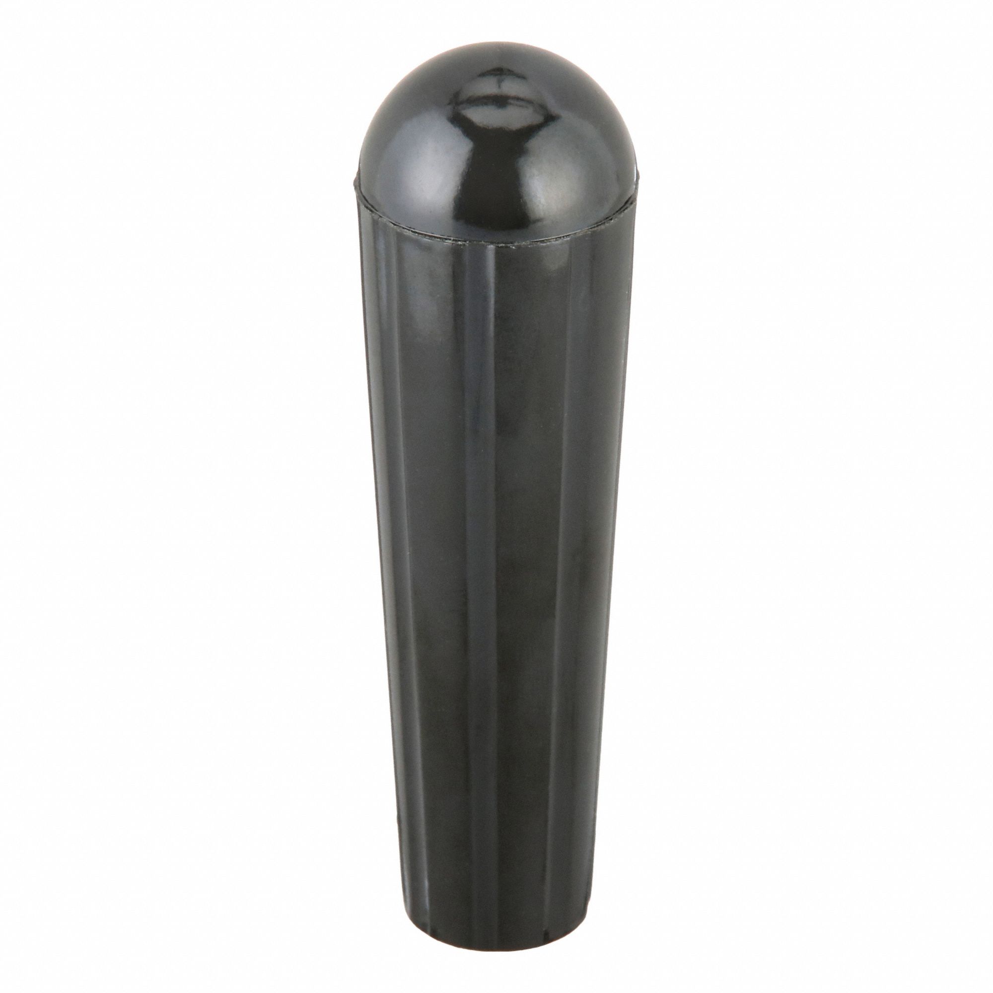 Hand Knob: Tapered, Thermoset, 1/4"-20, 14 mm Thread Lg, 1.125 in Dia