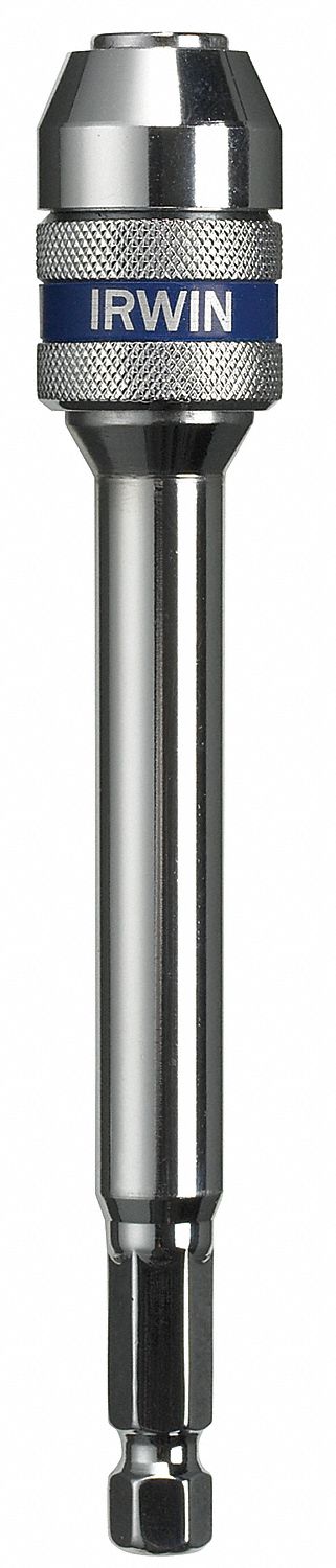 Bit Holder: Bit Holder, Power, 3/8 in Compatible Bit Size, Hex Compatible Bit Shank, Magnetic