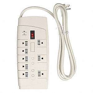 PROTECTOR SURGE 120V 15A 8 OUTLETS
