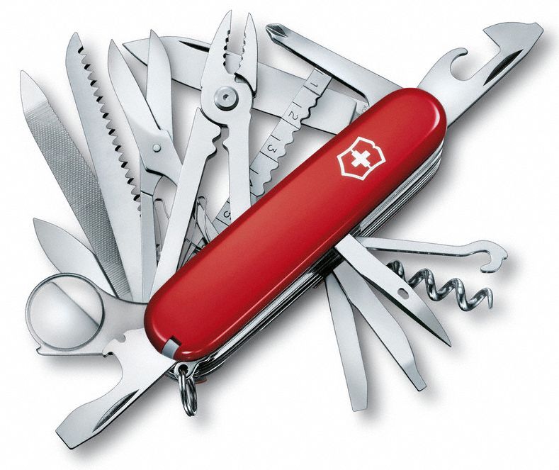 VICTORINOX Navaja Multiusos Trailmaster con 12 herramientas Acero  Inoxidable - Navajas Multiherramienta - 28E635