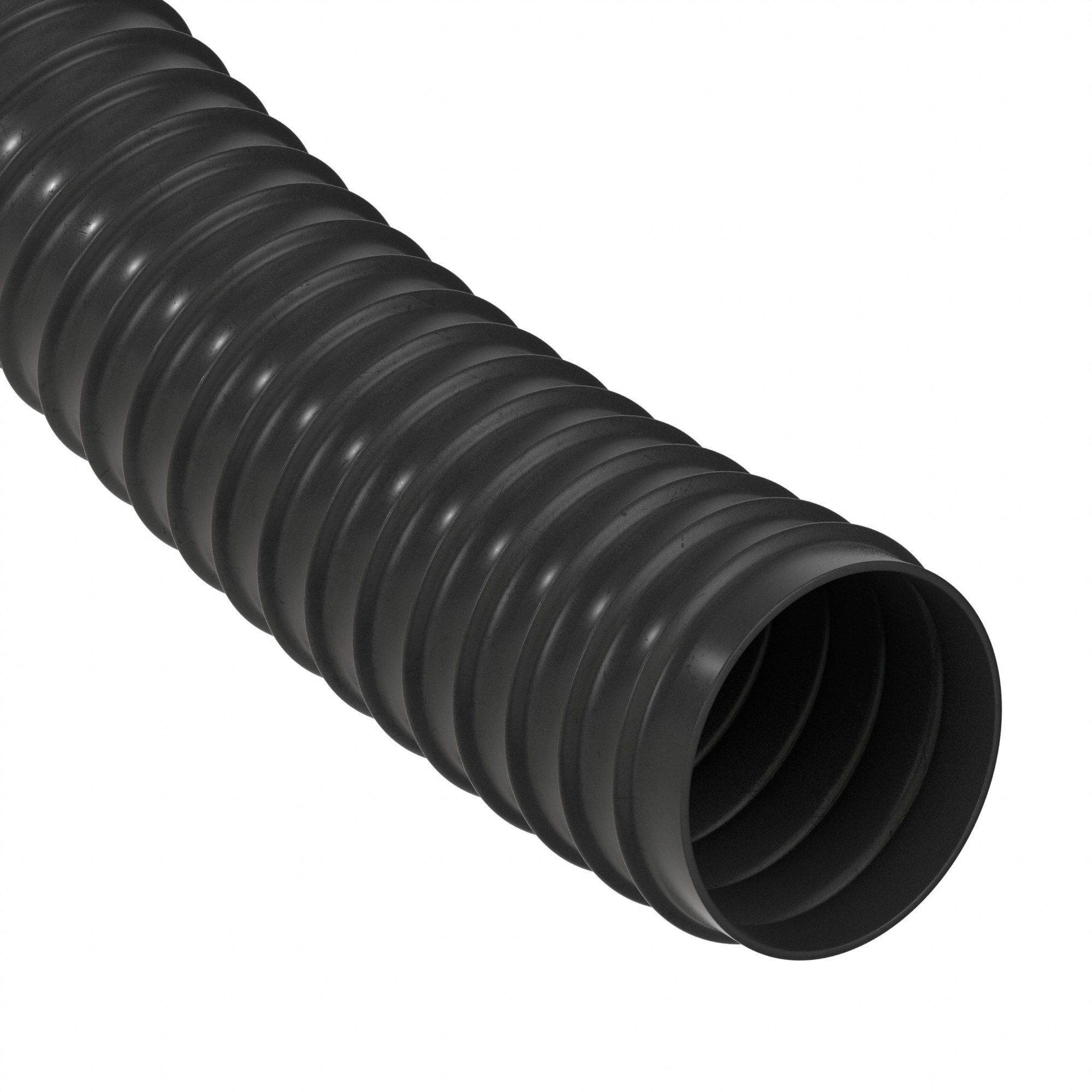 LIQUID-TIGHT FLEX PLASTIC CONDUIT, ⅜ IN TRADE SIZE, BLACK, 100 FT NOMINAL L, B