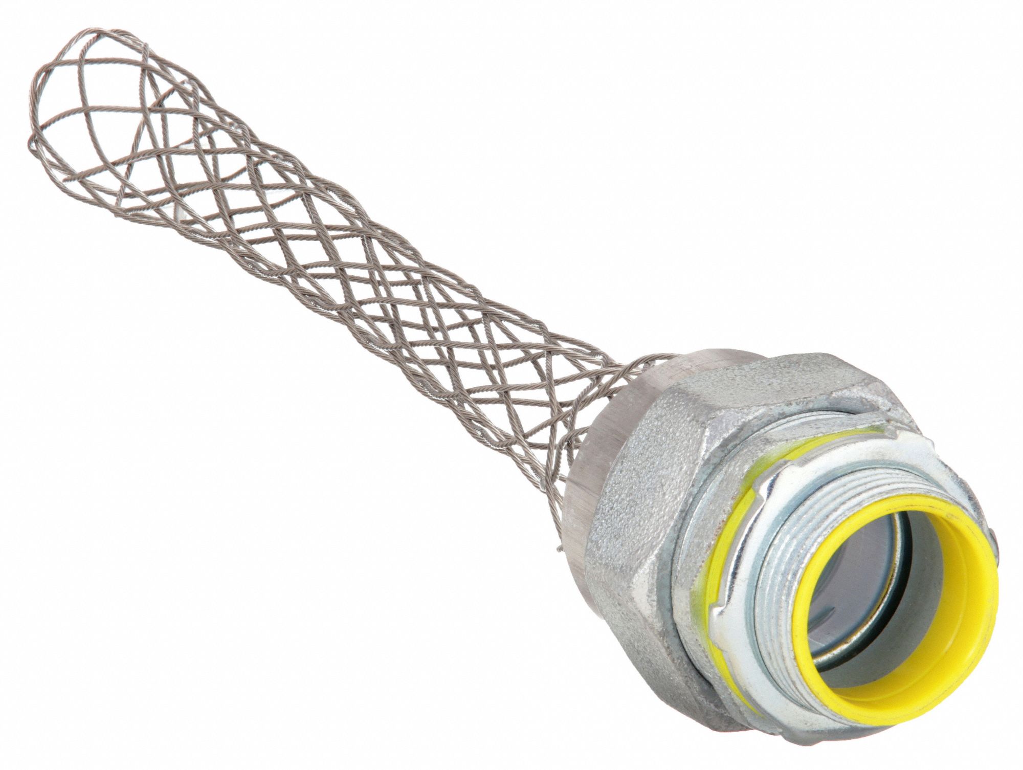 LIQUID-TIGHT CONDUIT FITTING, ¾ IN TRADE SIZE, INSULATED, STRAIGH, 4 IN MESH L