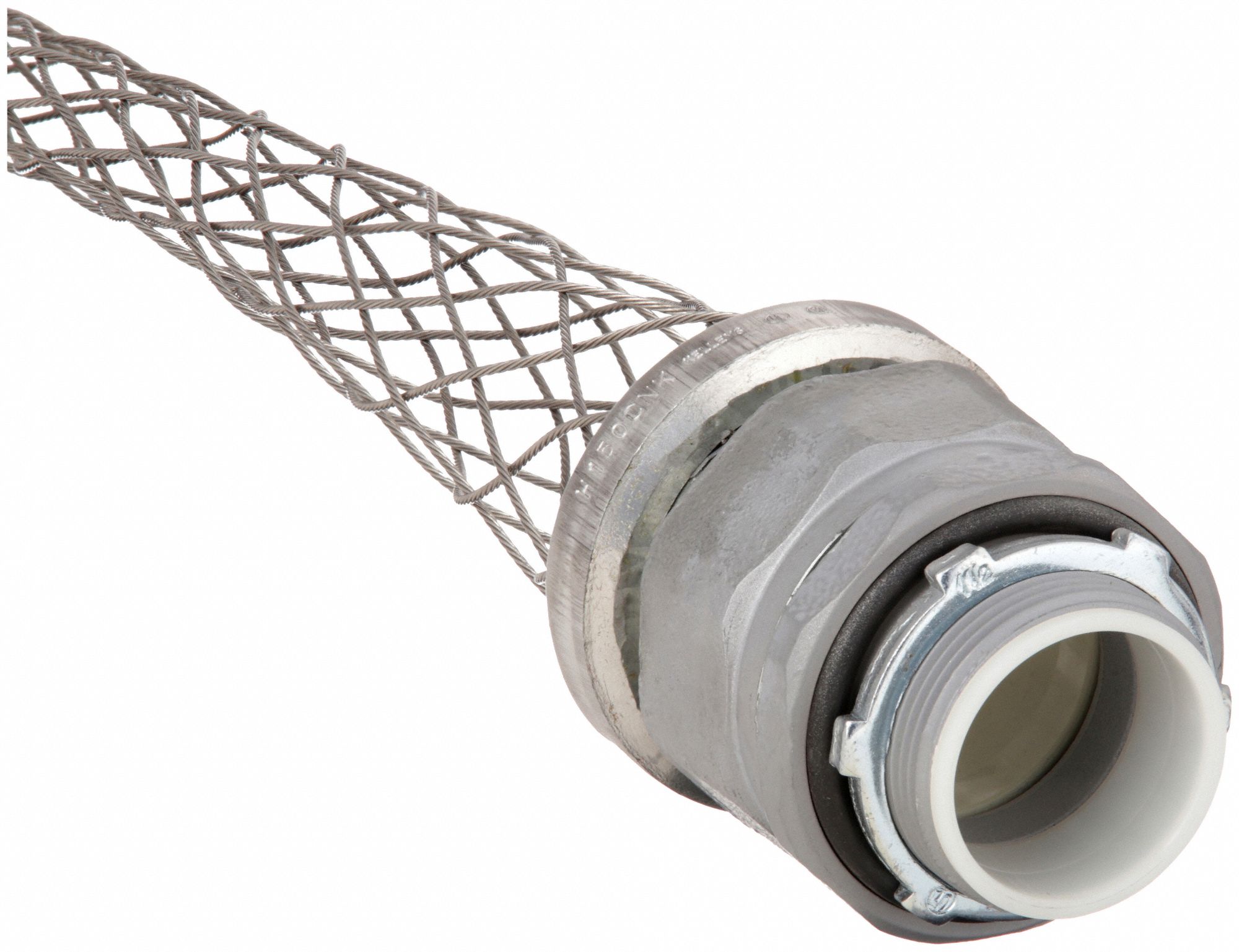 LIQUID-TIGHT CONDUIT FITTING, 1½ IN TRADE SIZE, NON-INSULATED, STRAIGH, 7½ IN MESH L