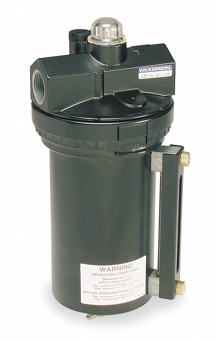 AIR LINE LUBRICATOR,3/4IN,196CFM,200 PSI