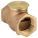 CHECK VALVE, AIR, BRASS, 1 1/2 IN NPT THREAD, 1 1/2 IN (F)NPT THREAD, 250 PSI MAXIMUM PRESSURE