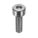 SOCKET HEAD CAP SCREW, M4-0.7 THREAD, 14MM L, STD, PLAIN, 316 STAINLESS STEEL, SOCKET, 50 PK