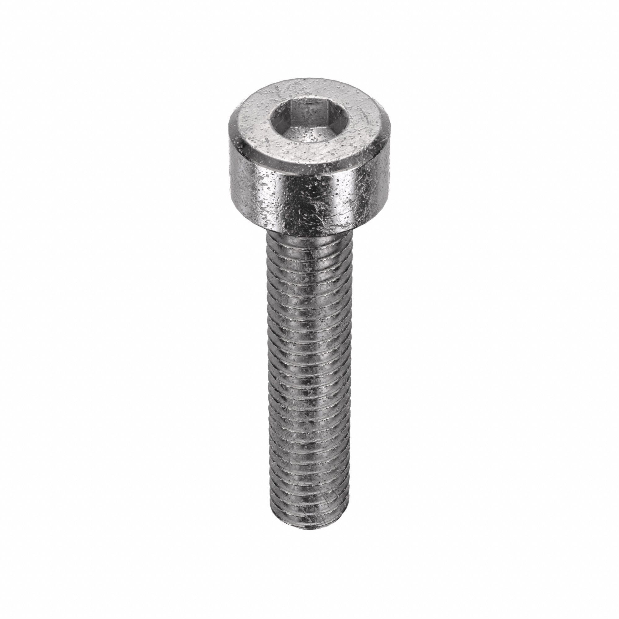SOCKET HEAD CAP SCREW, M4-0.7 THREAD, 20MM L, STD, PLAIN, 316 STAINLESS STEEL, SOCKET, 50 PK