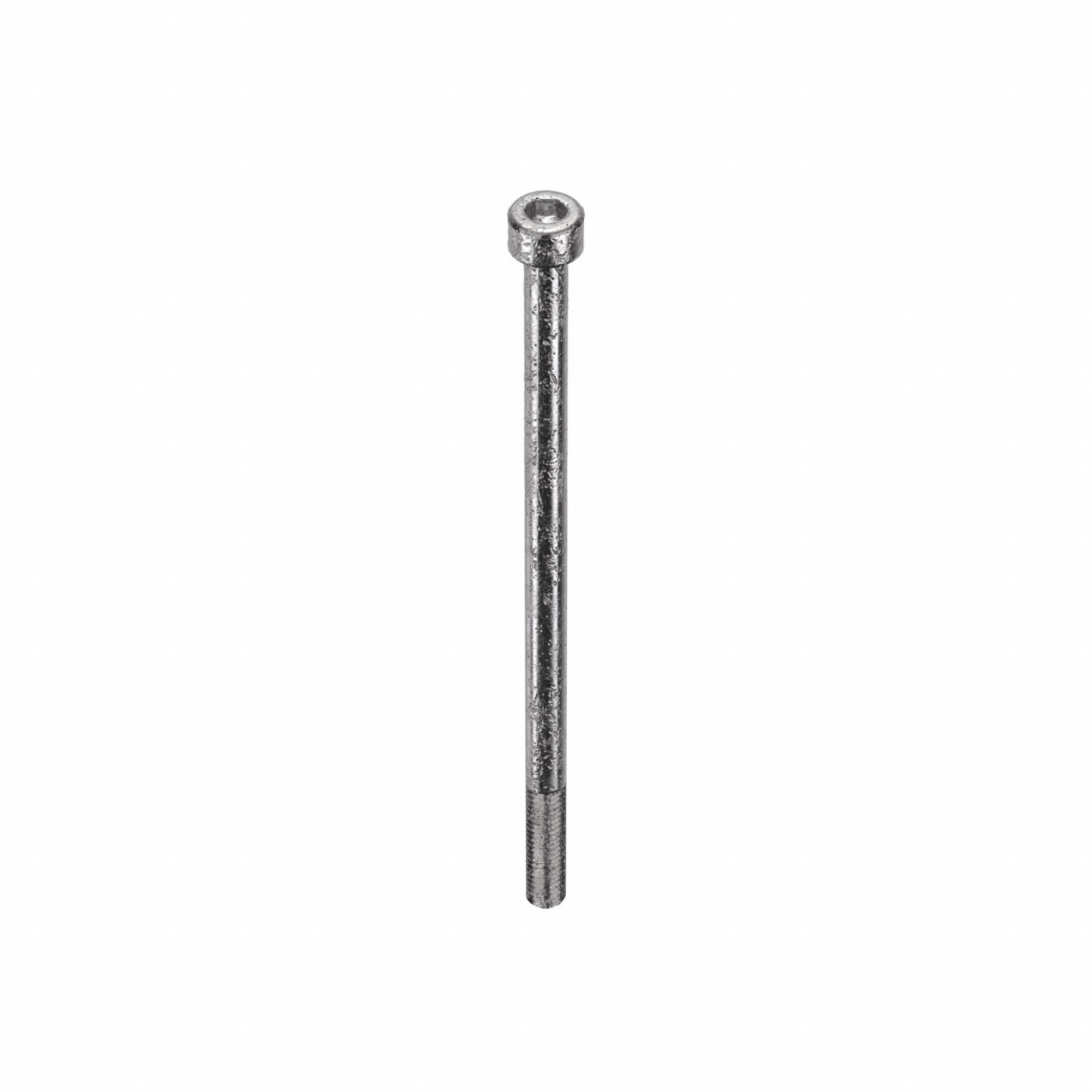 Socket Head Cap Screw: M6x1.00 Thread Size, 120 mm Lg, Std, Plain, Stainless Steel, 18-8, 5 PK