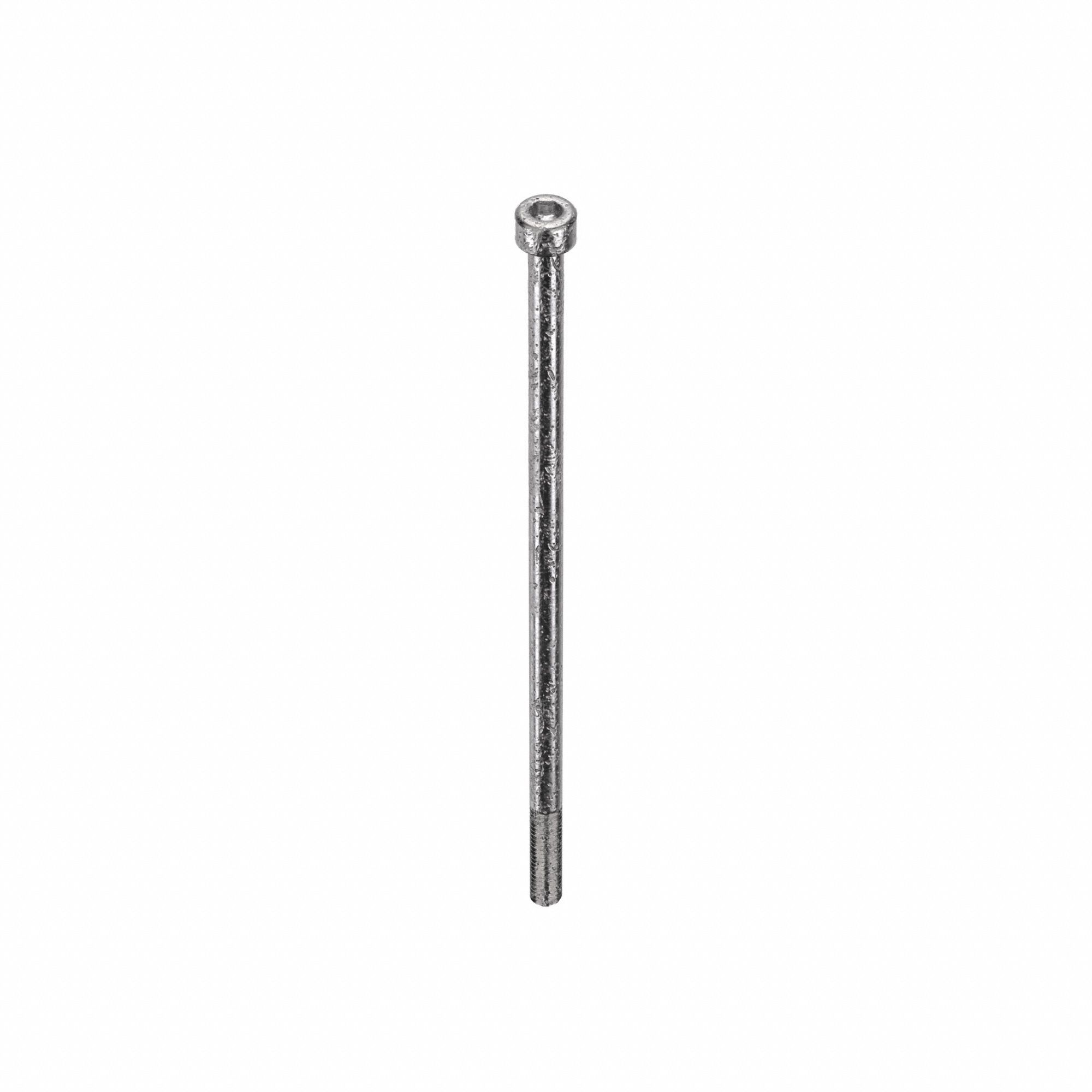 Socket Head Cap Screw: M6x1.00 Thread Size, 150 mm Lg, Std, Plain, Stainless Steel, 18-8, 5 PK