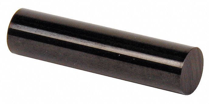 Class ZZ No-Go Pin Gauge: 0.4610 in Dia, 0.00020 in Tolerance, Steel, Black Oxide