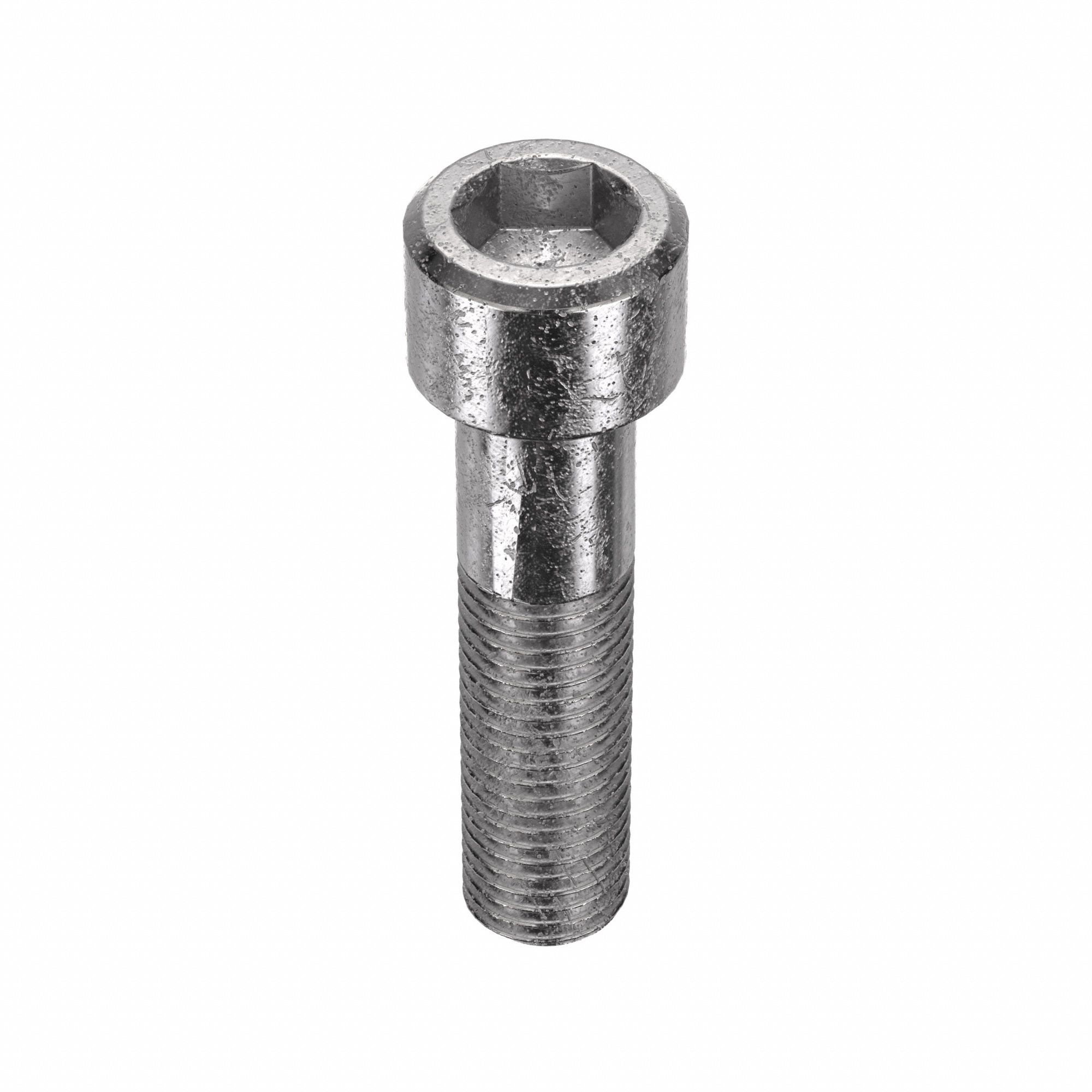 Socket Head Cap Screw: M16x2.00 Thread Size, 65 mm Lg, Std, Plain, Stainless Steel, 18-8