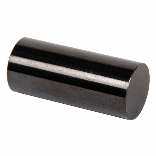 Class ZZ Go Pin Gauge: 0.8590 in Dia, 0.00020 in Tolerance, Steel, Black  Oxide