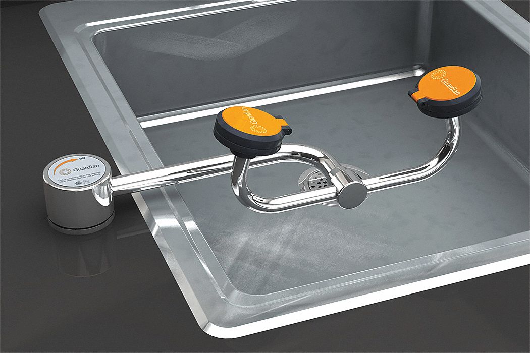 GUARDIAN EQUIPMENT Eye/Face Wash No Bowl Bowl, Polypropylene Spray