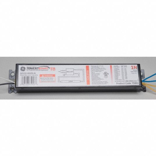 GE CURRENT Electronic Ballast, Ballast Start Type Programmed 6WXE9GE