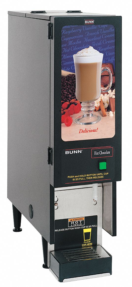 BUNN, 1 Dispensers, 120V AC, Hot Beverage Dispenser 6DHE6FMD 1